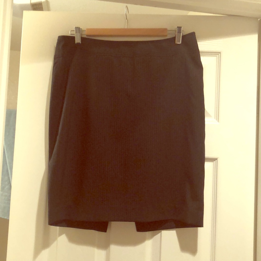 Black Pinstripe skirt